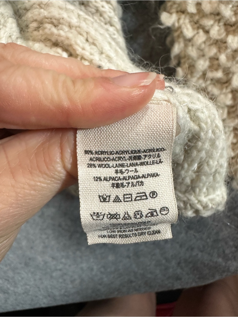 Free People White Textured Loop Knit Open Vest - Picture 8 of 8